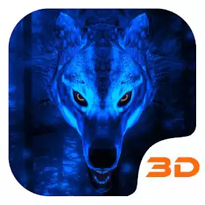دانلود Ice Wolf 3D Theme 1.5.2 – تم گرگ یخ سه بعدی برای گوشی اندروید