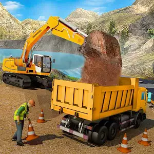 دانلود Sand Excavator Offroad Crane Transporter 1.4 – بازی خاک برداری با بیل مکانیکی اندروید