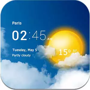 دانلود Transparent clock & weather 1.37.02 – نمایش دقیق ساعت و آب و هوا در اندروید