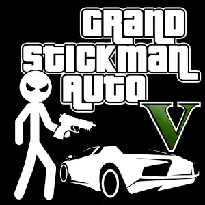 دانلود Grand Stickman Auto V 1.08 – بازی جی تی آی استیکمن اندروید